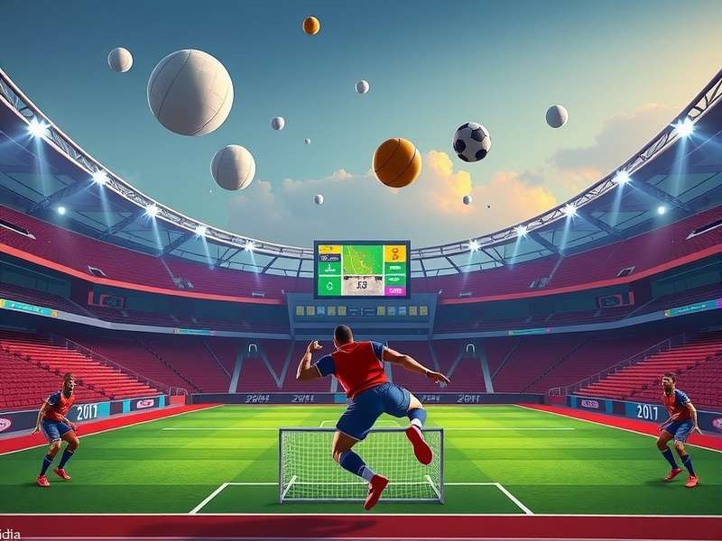 Orbital Handball Titans Indian stadium